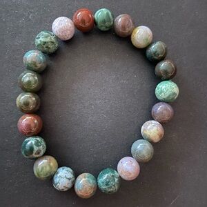 Indian Agate or Fancy Jasper Bracelet